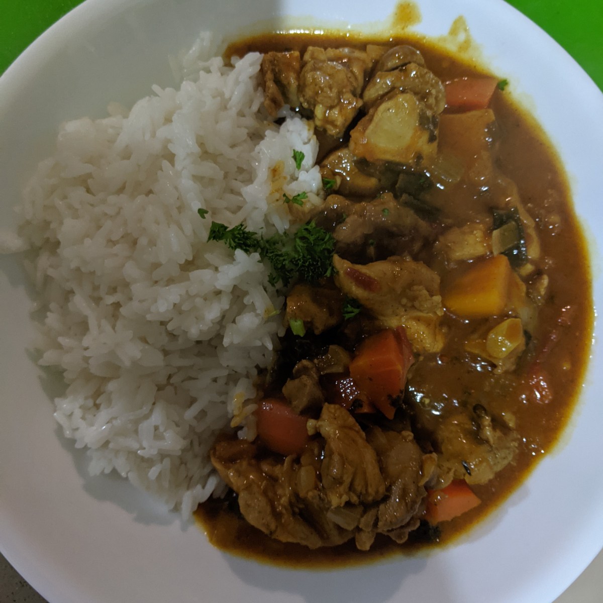 Caribbean Chicken Curry