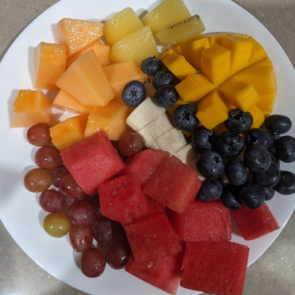 Sometimes fruit salad is a meal, happy meat free&nbsp;Monday!