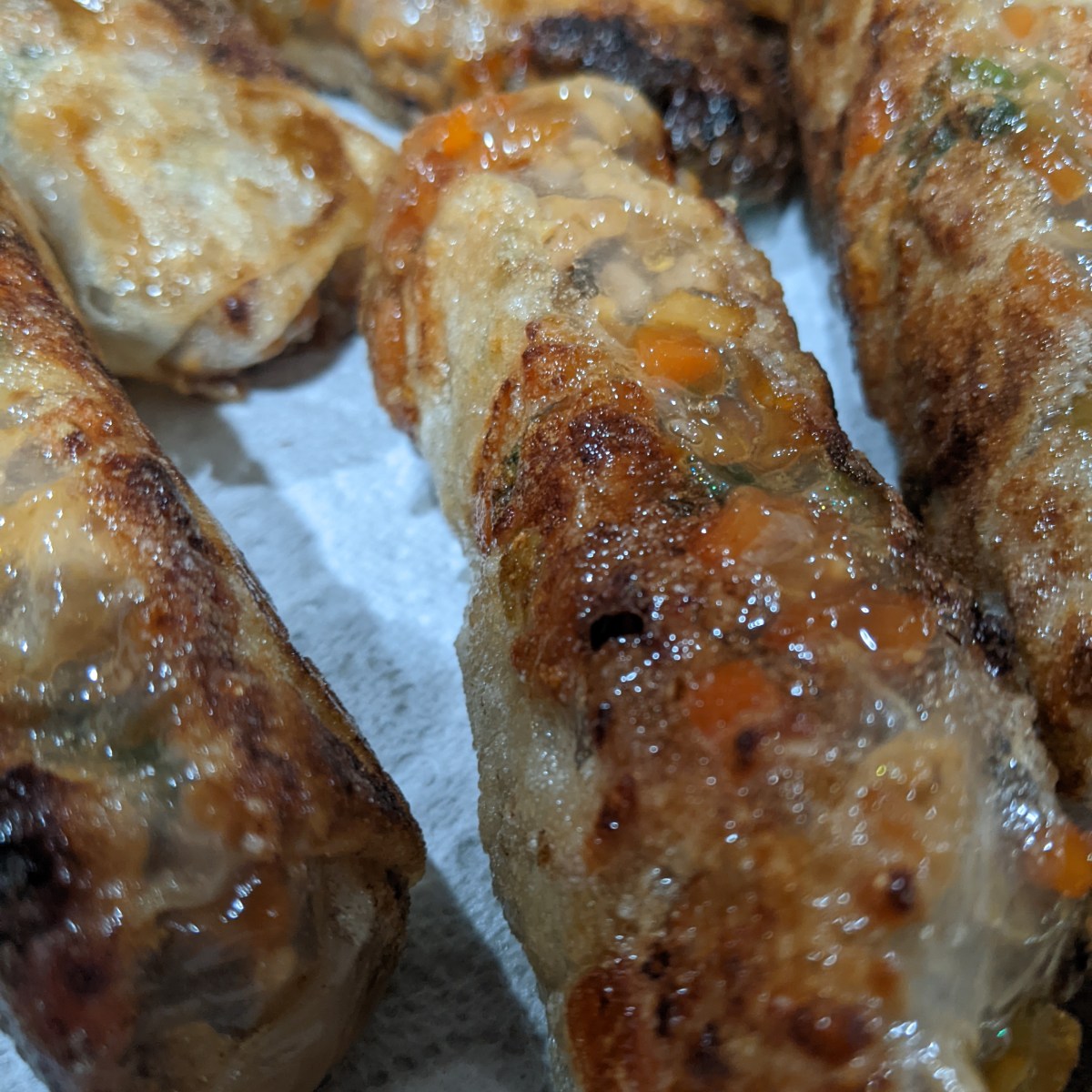 Pork  rice paper rolls,&nbsp;fried